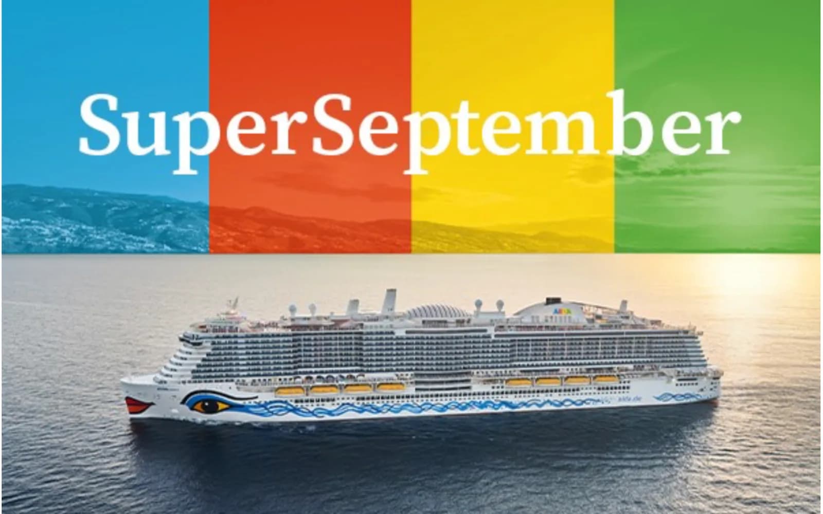 AIDA Super September – bis zu 300 € Bordguthaben